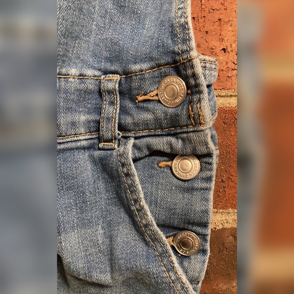Zara Girl Denim Jumpsuit - Picture 7 of 8